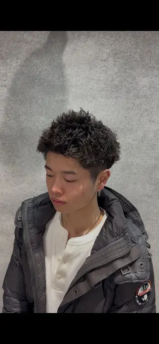 ショート パーマ メンズ トレンド🔥メンズ 特化⚡️網野裕希のヘアスタイル