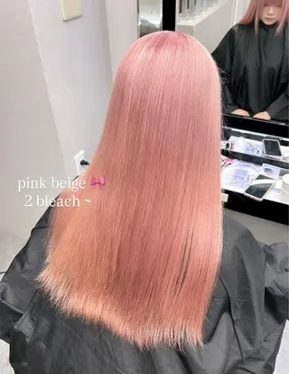 ロング カラー 🎀ハイトーン. 難波.RISA🎀のヘアスタイル