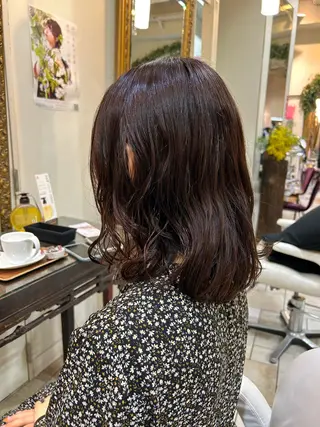 パーマ タテイシ アサノのヘアスタイル