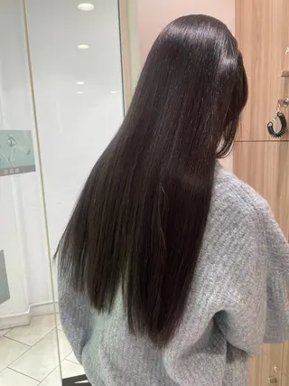 ロング パーマ 韓国ヘアメイク🎀/ 縮毛矯正✨山本媛香のヘアスタイル