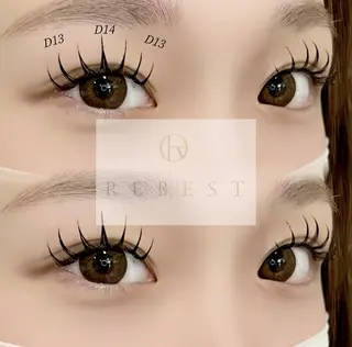 マツエク・マツパ REBEST天王寺 eye🩵Maayaのマツエク・マツパデザイン
