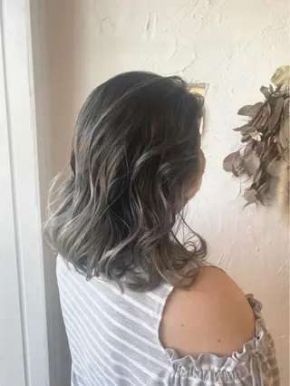 セミロング カラー パーマ ヘアアレンジ メンズ キッズ 豊橋美容院 ソンリエのヘアスタイル