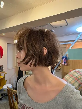 ショート 한국에English OK🌼unaのヘアスタイル