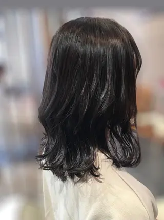 カラー 透明感カラー ボブ/ 直感カラー診断のヘアスタイル