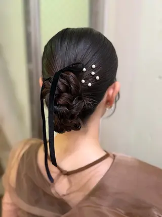 ロング ヘアアレンジ アレンジ/艶髪/ 艶カラー/koumeのヘアスタイル