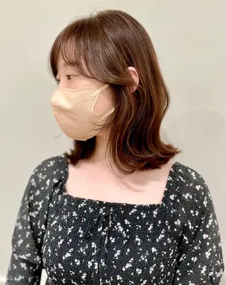ミディアム Yuka ∥ 深層筋 ×睡眠改善ヘッドスパのヘアスタイル