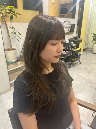 ロング カラー hubhair レイヤー/透明感のヘアスタイル