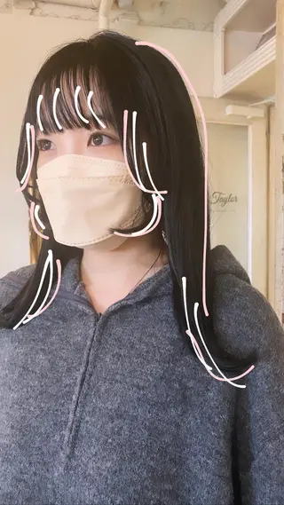 ロング カラー KAREN🕊️ 大宮美容室のヘアスタイル