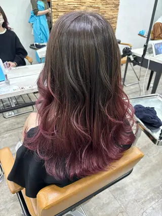 ロング カラー ️韓国ヘア/レイヤー カット❤️Yūkaのヘアスタイル