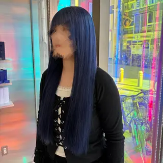 ロング カラー ななみ.⋆𝜗𝜚 透明感カラー/まつパのヘアスタイル