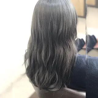 セミロング YOFAhair芦屋 峰★カラーリストのヘアスタイル