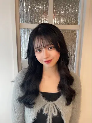 ロング 宮下 日菜乃のヘアスタイル