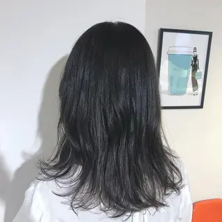 セミロング カラー 🍊新宿南口🍊 ERINAのヘアスタイル
