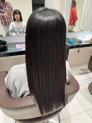 セミロング 福島 望のヘアスタイル