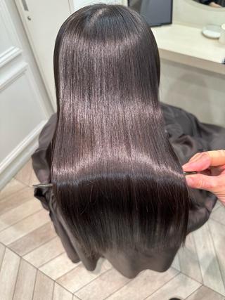 ロング 【美髪縮毛矯正/ 髪質改善】岡邉隆太のヘアスタイル