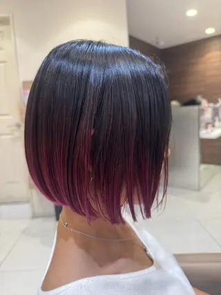 ミディアム ママ美容師⭐️ シモダイラ ヒデミのヘアスタイル