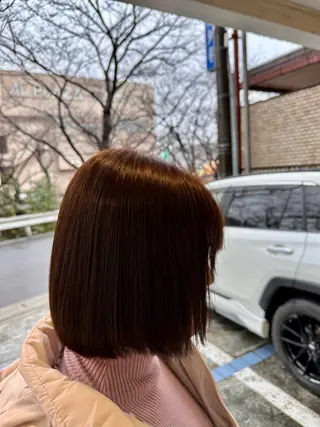 ミディアム カラー CLALA瀬田店 やまもとまさたかのヘアスタイル