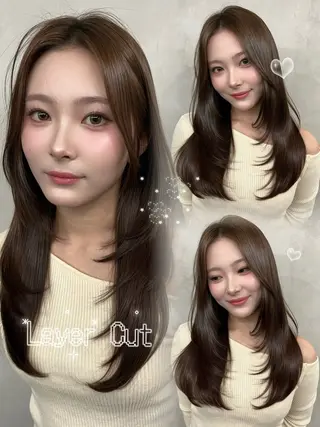 ロング 銀座マンツーマン♡ 艶髪/佐藤カコのヘアスタイル
