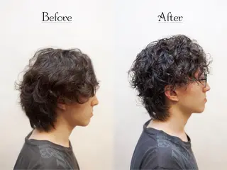パーマ メンズ 【メンズ限定】三浦 正弘【深夜0時〜◎】のヘアスタイル