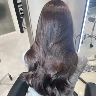 ロング 韓国✖️網紅🖤 パーマYURIYAのヘアスタイル