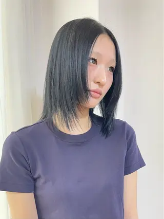 ミディアム 園田 渉 ◤SHIKIO◢のヘアスタイル