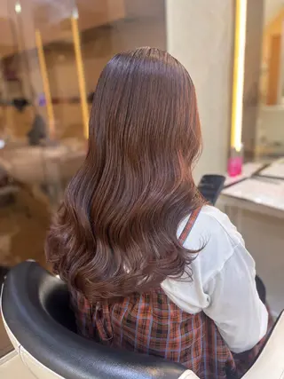 カラー たかはし ここあのヘアスタイル