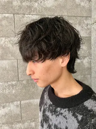 メンズ 三田 真穂のヘアスタイル