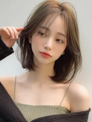 ミディアム FOCUS JAPAN2のヘアスタイル