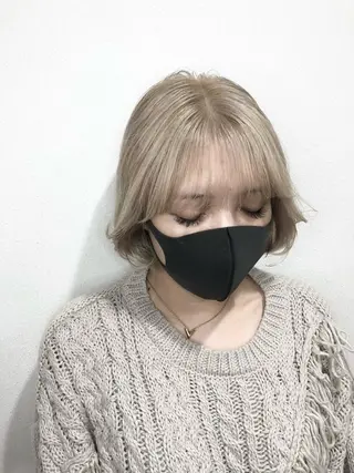 ショート カラー LOOP hairのヘアスタイル