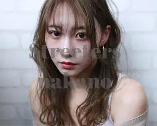 セミロング カラー パーマ ヘアアレンジ メンズ キッズ ネイル マツエク・マツパ premier modelsのヘアスタイル