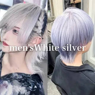 ショート カラー ヘアアレンジ メンズ 新宿/髪質改善支持率 No.1💍yasuのヘアスタイル
