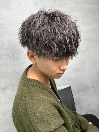 パーマ メンズ 静岡 / 毛流れ特化 /下居真大のヘアスタイル