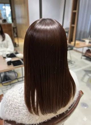 セミロング 縮毛矯正/髪質改善 🌷あかおのヘアスタイル