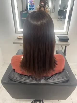 セミロング カラー mayu なかもずのヘアスタイル