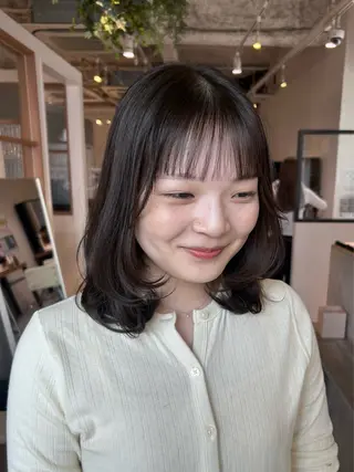 ミディアム 東大阪　　布施 SHARAのヘアスタイル