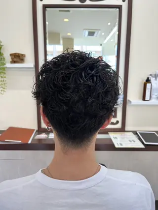 ショート パーマ メンズ 🧊メンズ特化🧊 高木航希のヘアスタイル