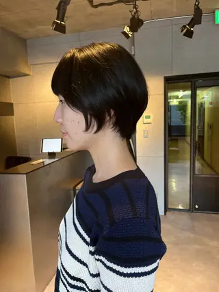 ショート 彩葉/ブリーチ/ カットモデル栄・伏見のヘアスタイル