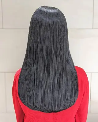 ロング 心斎橋/難波ショート 白髪ぼかし 中尾のヘアスタイル