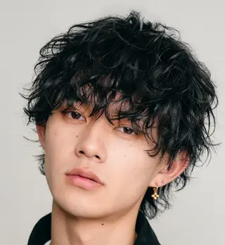 パーマ メンズ 仙台波巻きパーマ/ fifth/遠藤楓雅のヘアスタイル