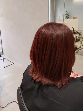 ミディアム カラー シオリ/toki ✂️ショート専門店のヘアスタイル