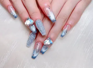 ネイル M🌷nail 長さだし専門店のネイルデザイン