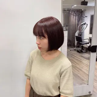 カラー 檜谷 晴　顔周りカットのヘアスタイル