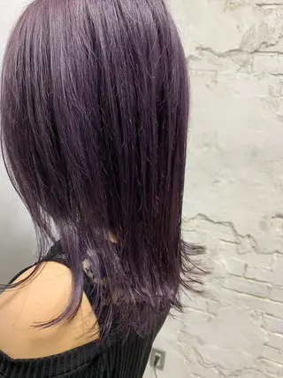 ミディアム カラー LUXBE LUCEのヘアスタイル