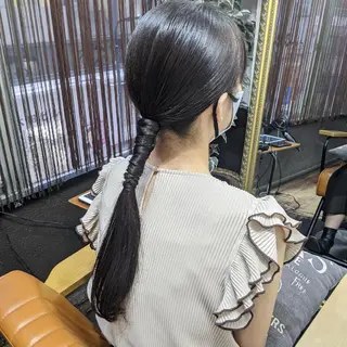 ロング ヘアアレンジ HIKARI@ Ruheplatzのヘアスタイル
