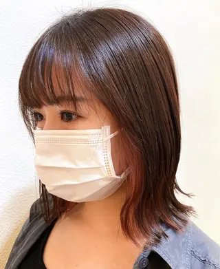 ミディアム 武田 悠生乃のヘアスタイル