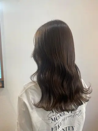 セミロング 武田 悠生乃のヘアスタイル