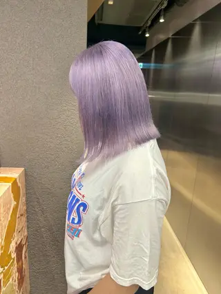 ミディアム カラー ✅ケアブリーチ✅ トヨオカ ノブヒデのヘアスタイル