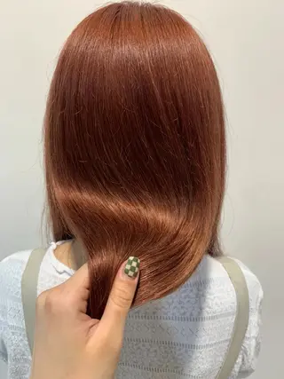 ミディアム カラー 🪿透明感/艶カラー ﾜﾀﾅﾍﾞｱｵｲのヘアスタイル