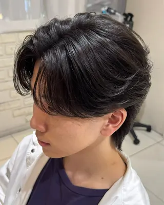 パーマ メンズ 玉置 晴太郎のヘアスタイル
