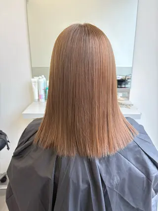ミディアム 天野 利咲のヘアスタイル